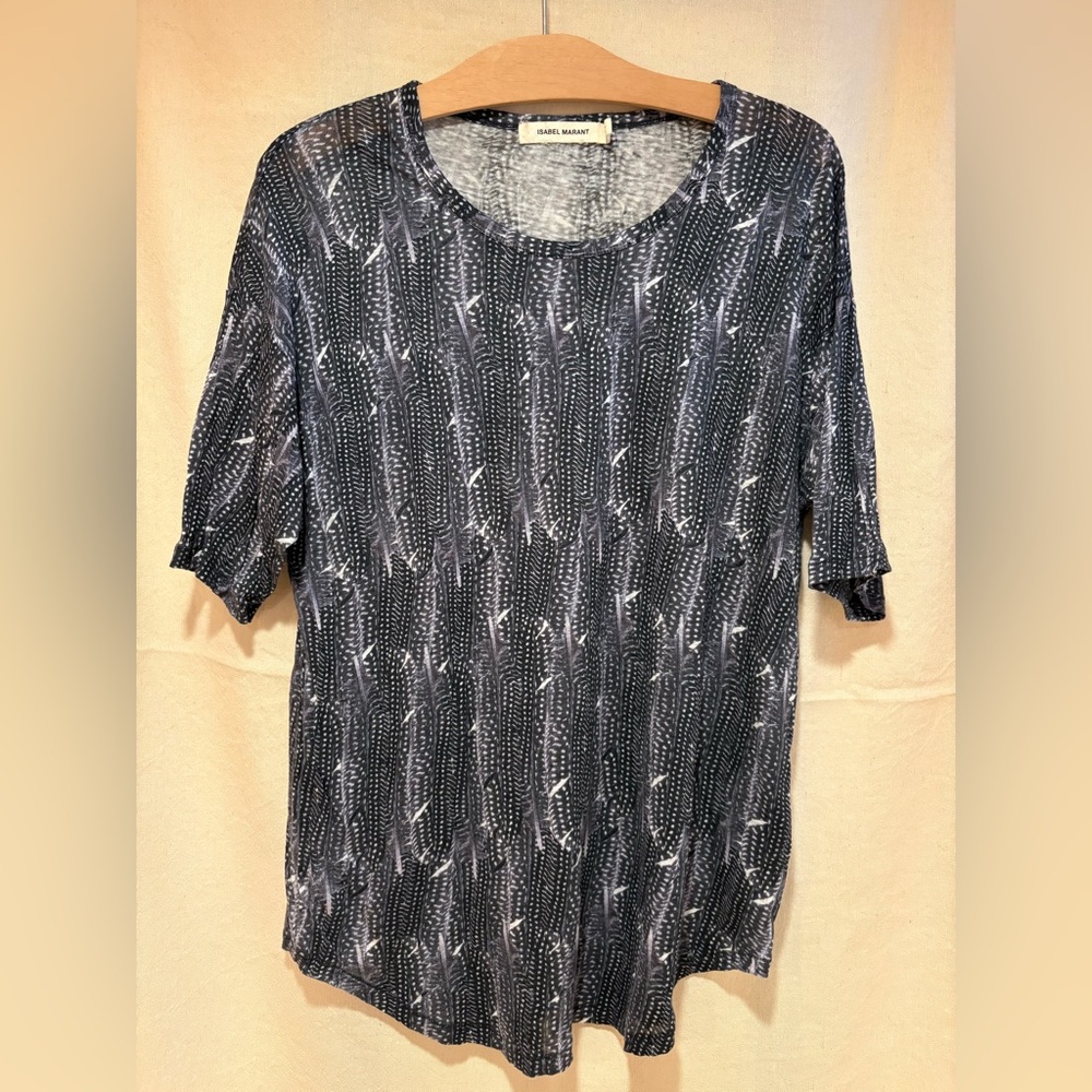 Isabel Marant Pour H&M linen tee like new!
